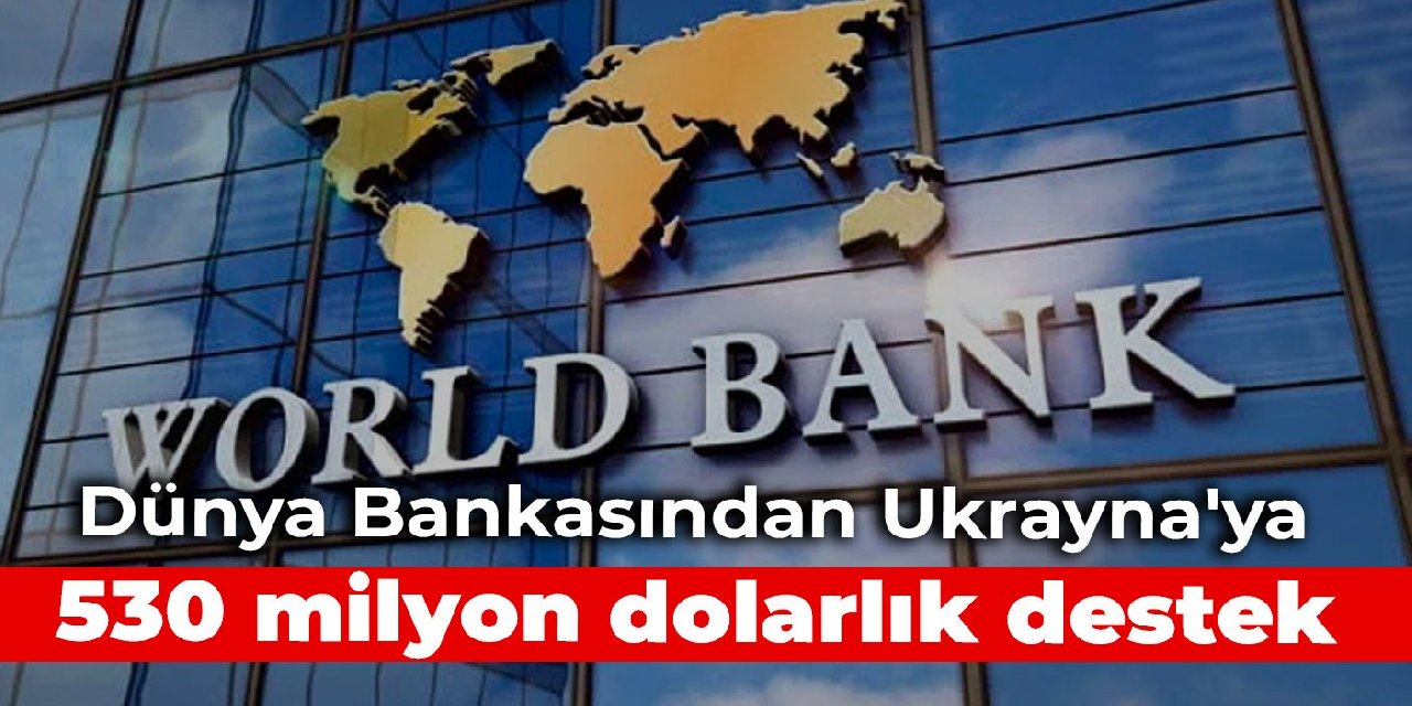 Dünya Bankasından Ukrayna'ya 530 milyon dolarlık destek