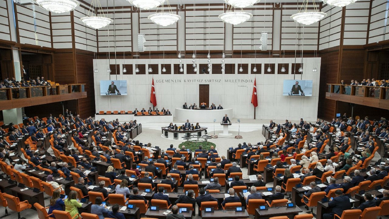 Meclis açılışından kareler