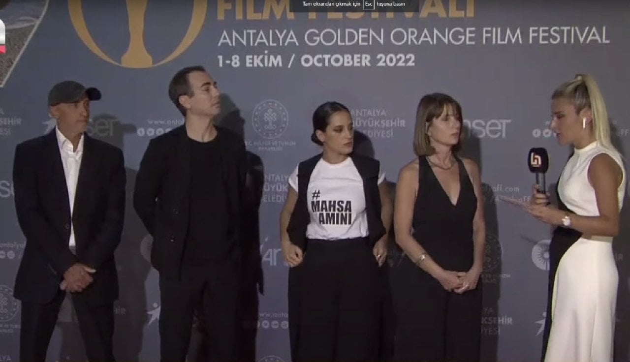 59. Antalya Altın Portakal Film Festivali'nde Masha Amini unutulmadı