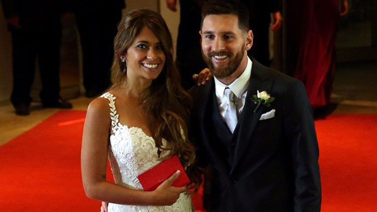 Lionel Messi ve Antonella Roccuzo evlendi