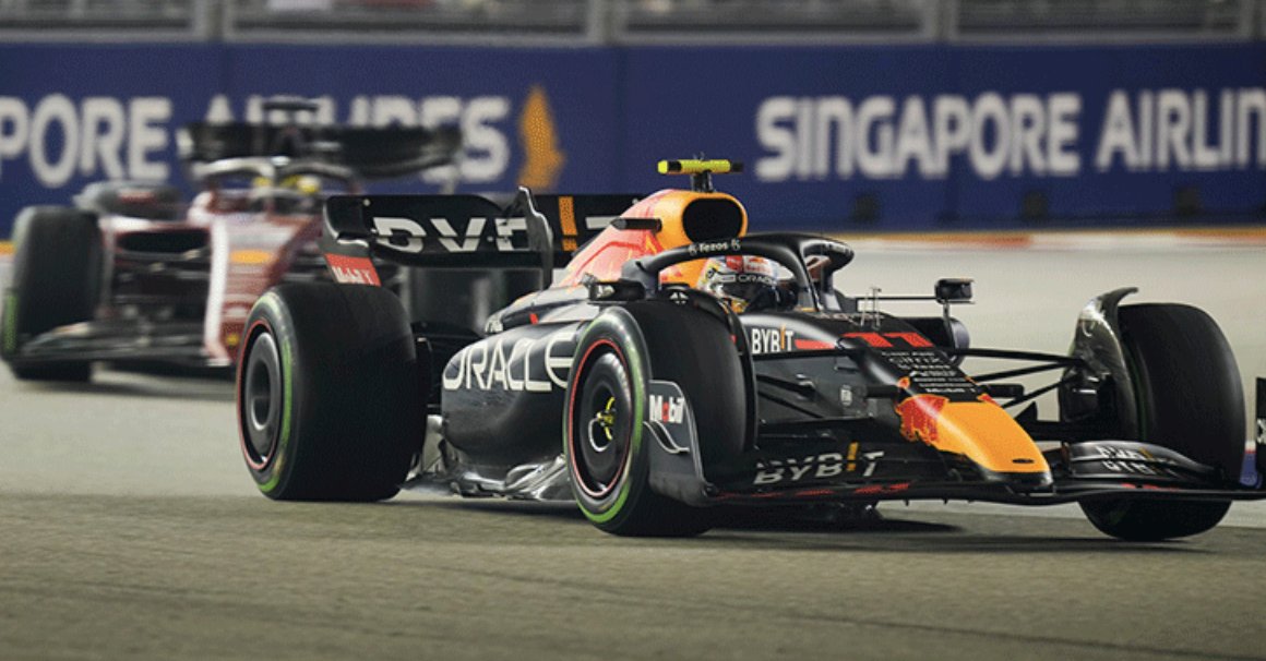 Formula 1 Singapur Grand Prix'sinde zafer Sergio Perez'in