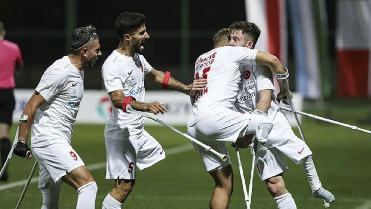 Ampute Milli Takımı son 16’ya kaldı
