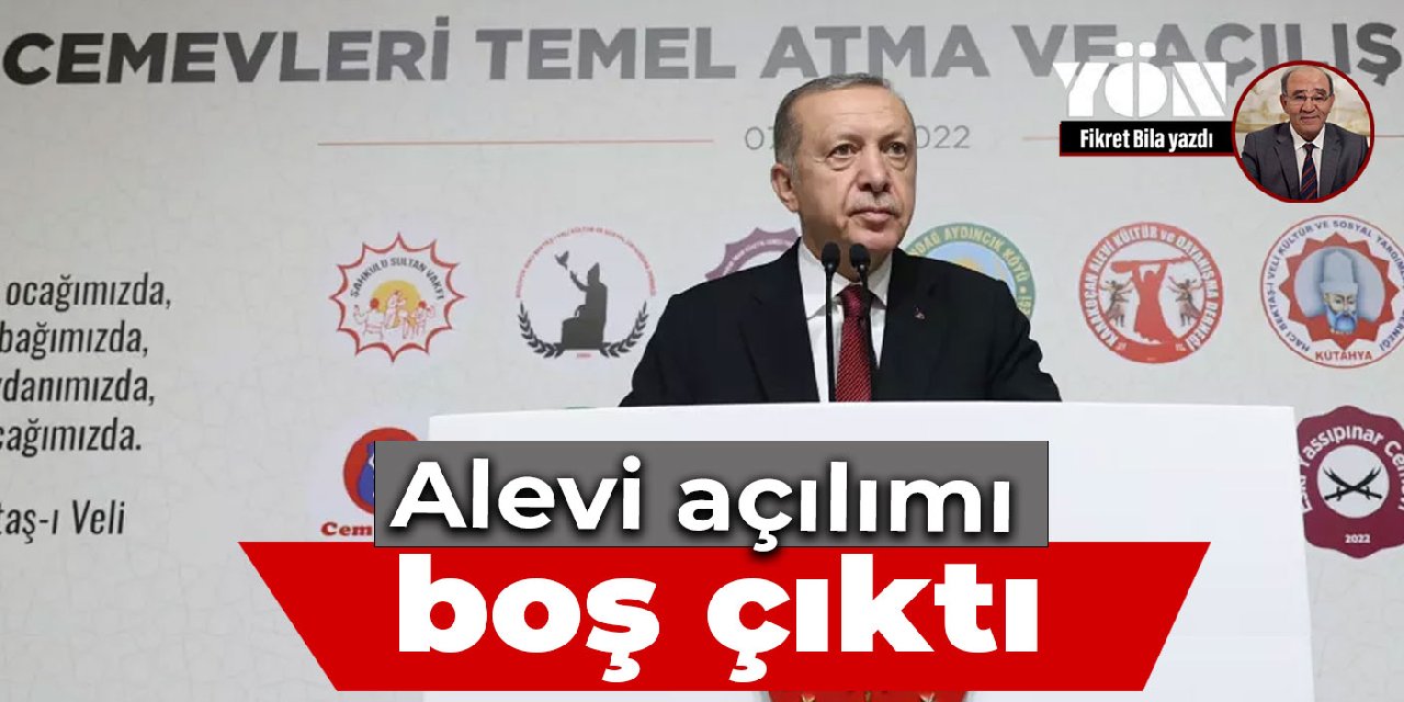 Alevi açılımı boş çıktı