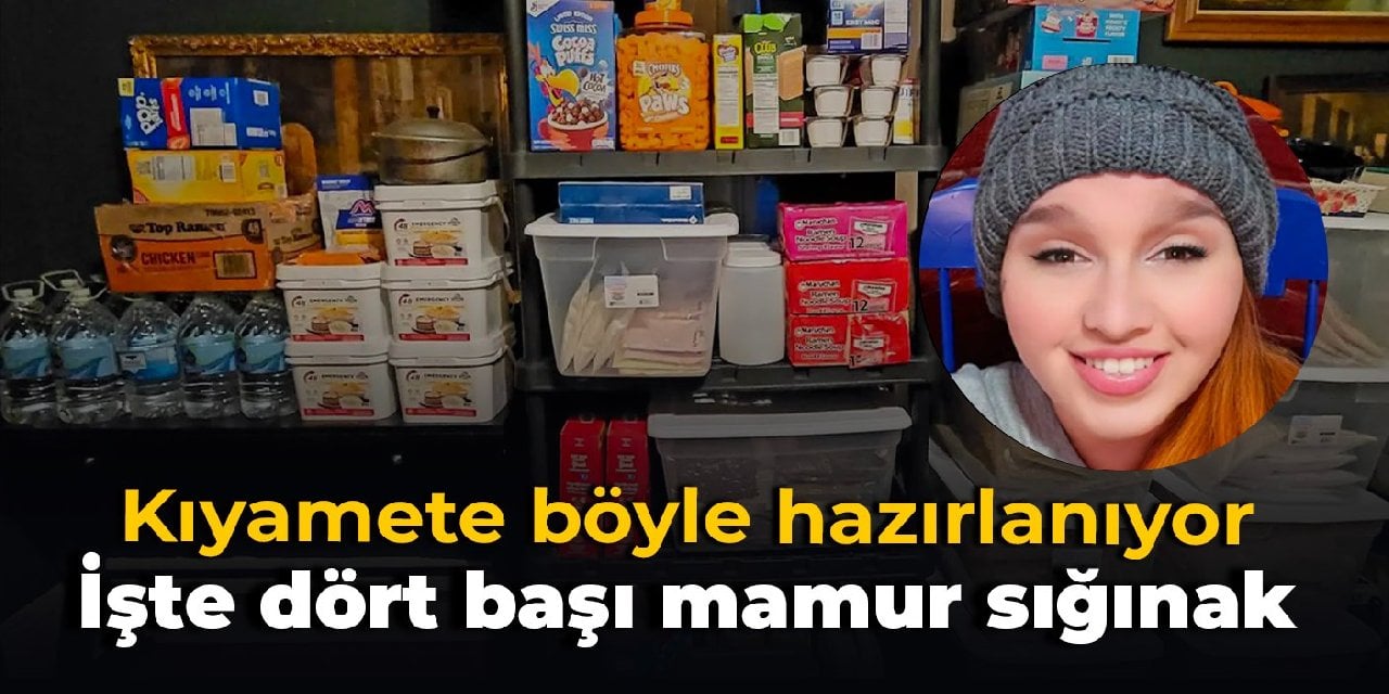 Kıyamete böyle hazırlanıyor: İşte dört başı mamur sığınak