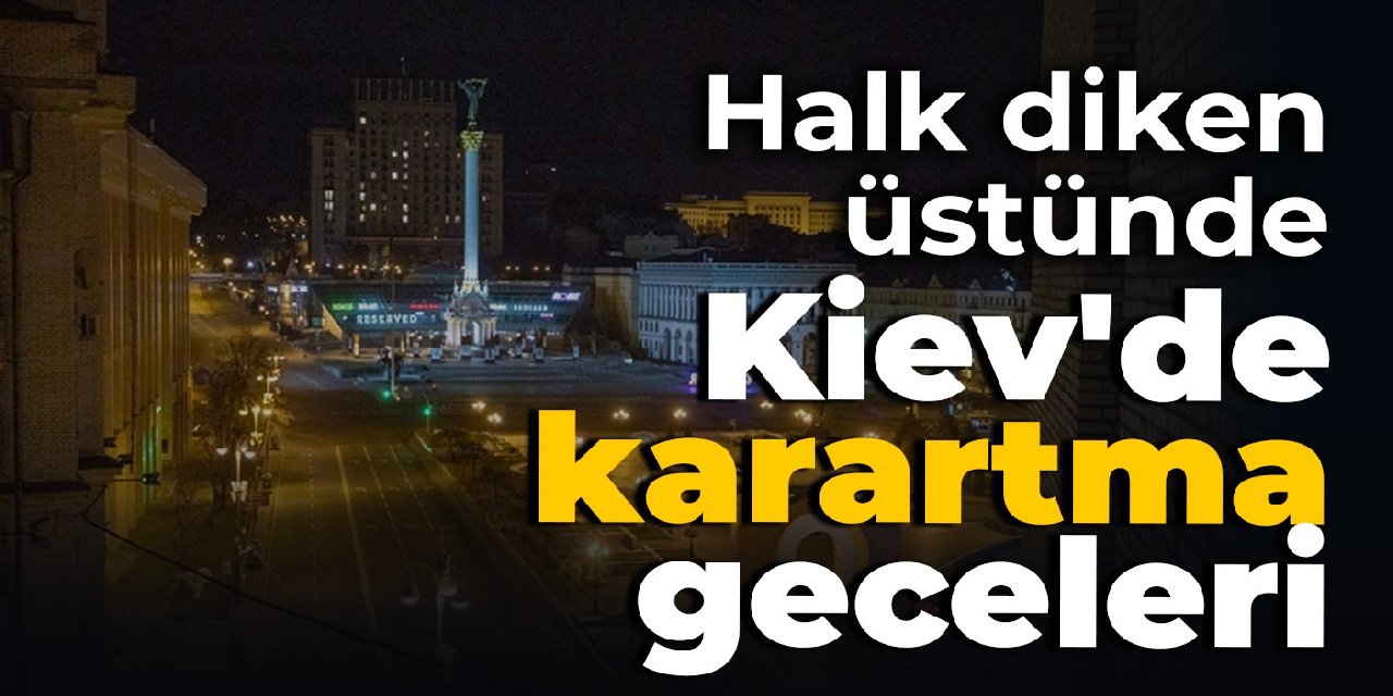 Ukrayna'da halk sığınaklarda