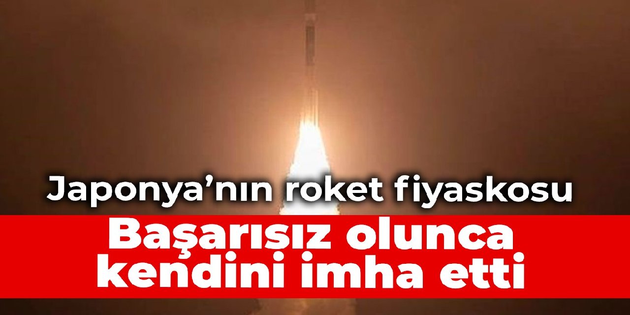 Japonya’nın roket fiyaskosu: Başarısız olunca kendini imha etti