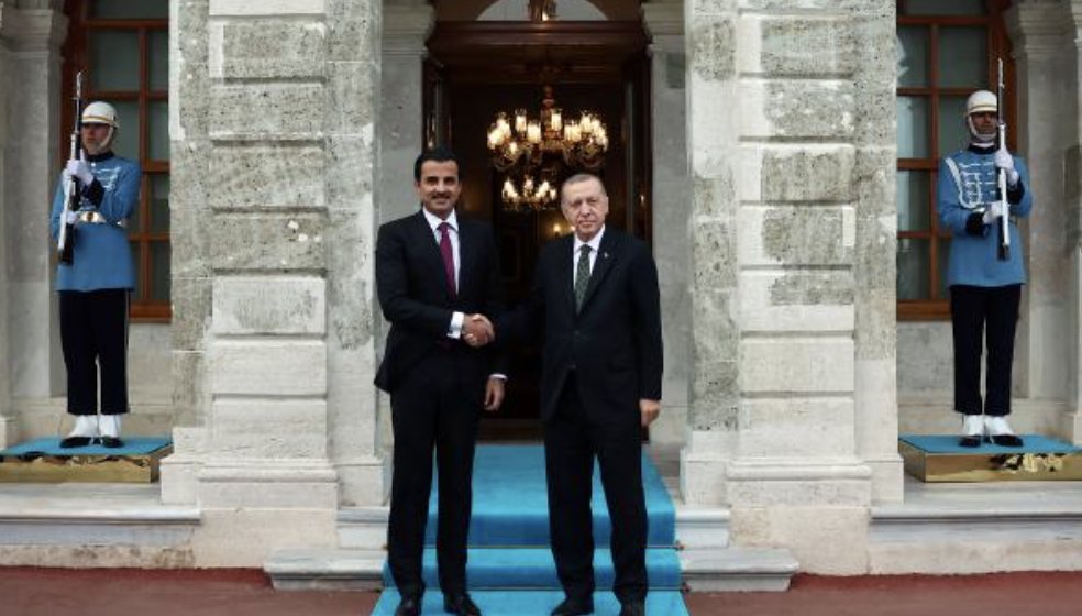 Erdoğan, Katar Emiri ile bir araya geldi