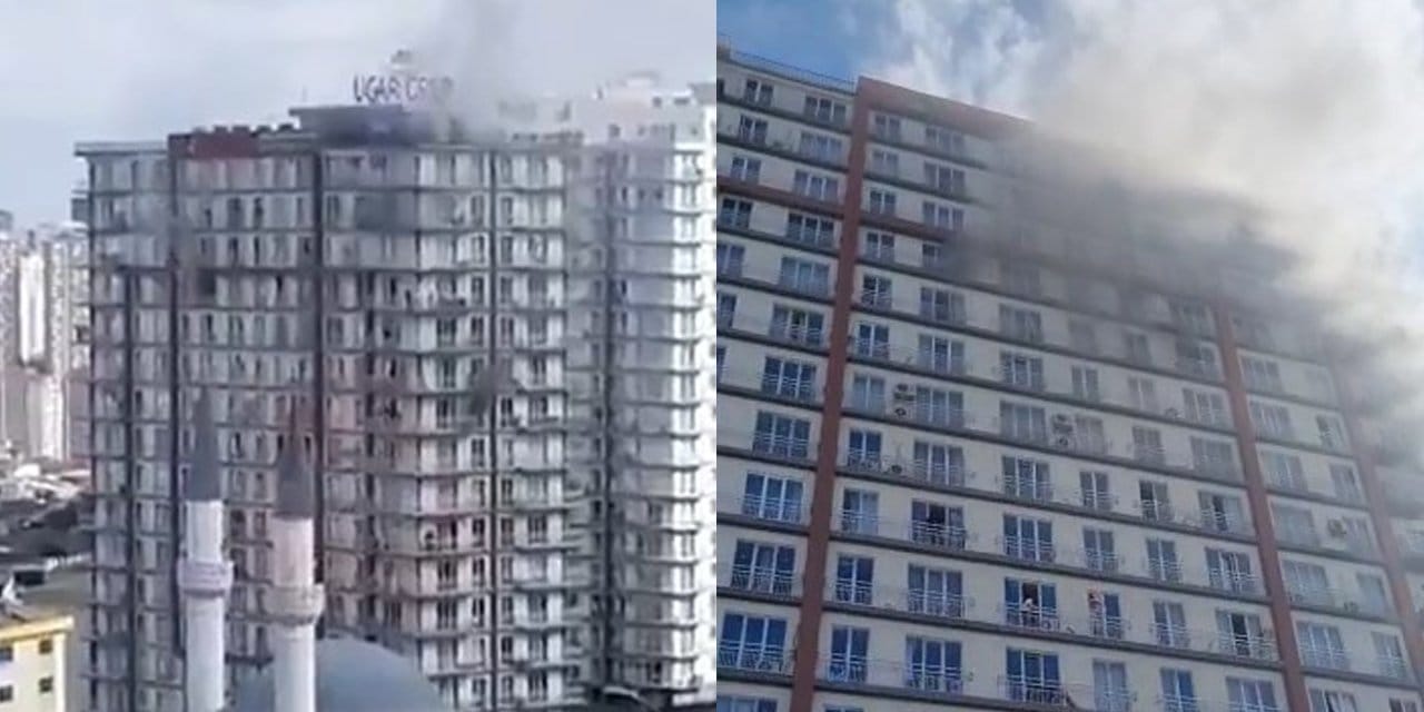 Esenyurt'ta rezidansta yangın