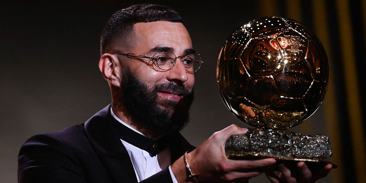 Karim Benzema ödülünü aldı