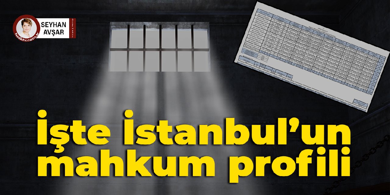 İşte İstanbul’un mahkum profili