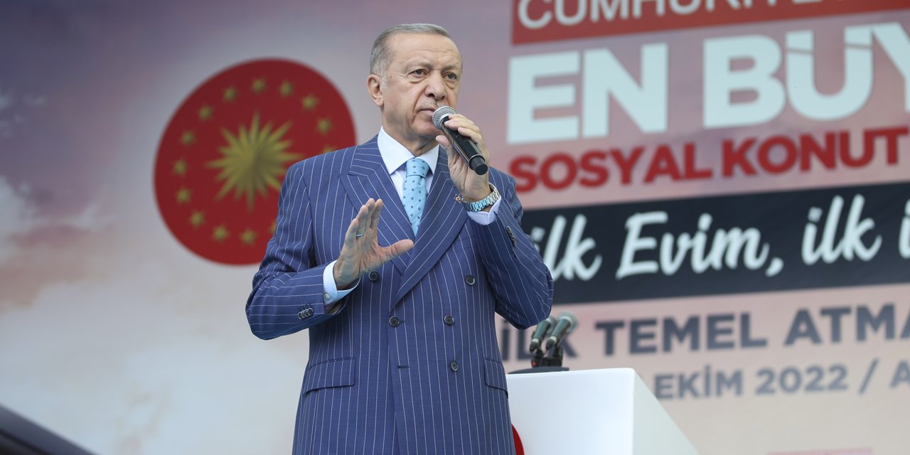 Erdoğan: İki yıl içinde 250 bin konut teslim edilecek