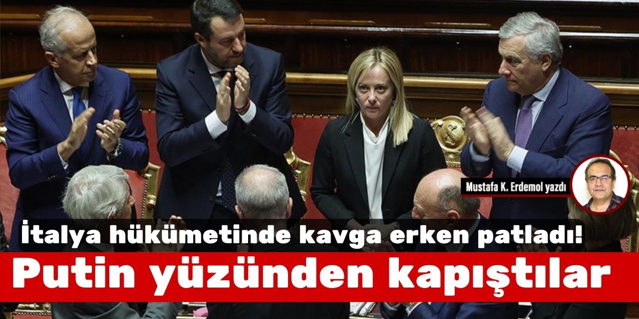 İtalya hükümetinde kavga erken patladı! Putin yüzünden kapıştılar