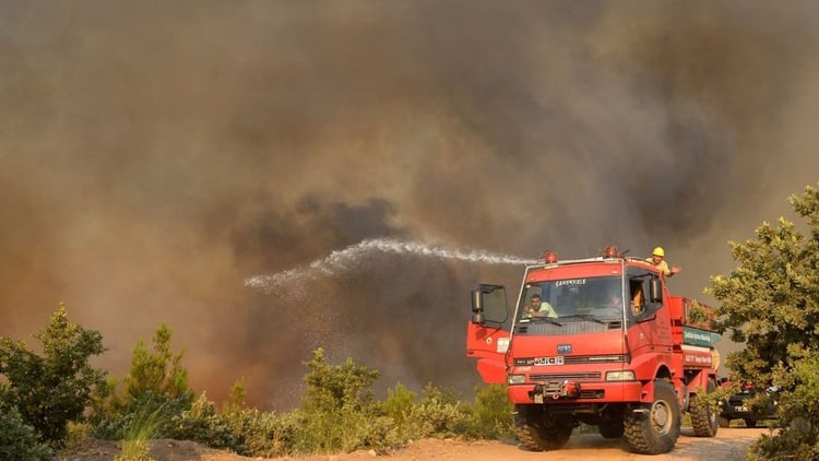 Çanakkale'de orman yangını: En az 30 hektar alan kül oldu