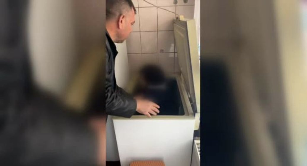 Suç makinesi kadın, derin dondurucuda yakalandı