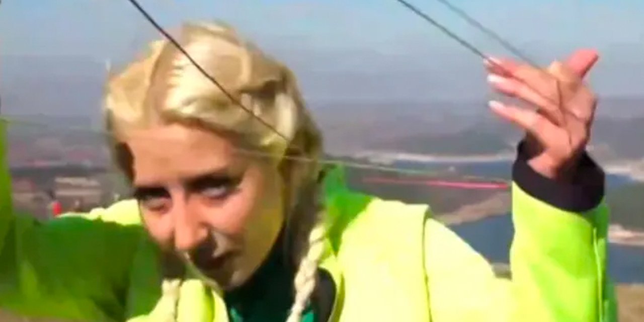 'Kazasız belasız' dediği anda paraşüt çarptı