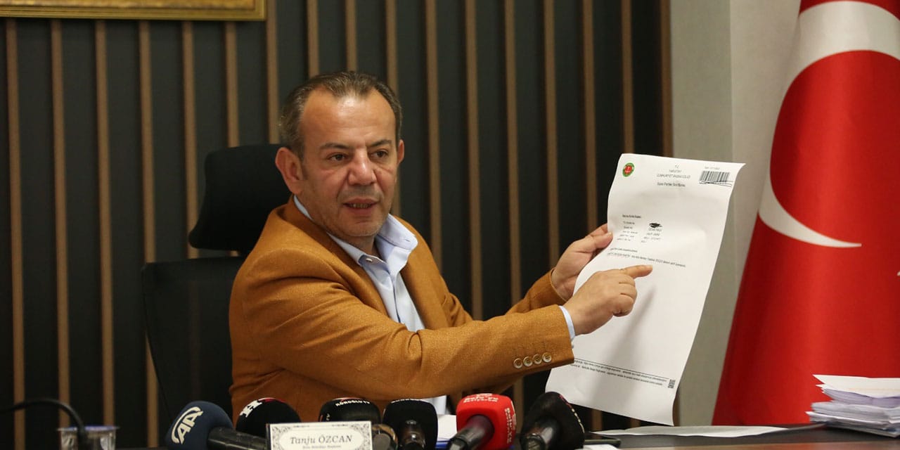 TDP üyesi yapılan Tanju Özcan suç duyurusunda bulundu