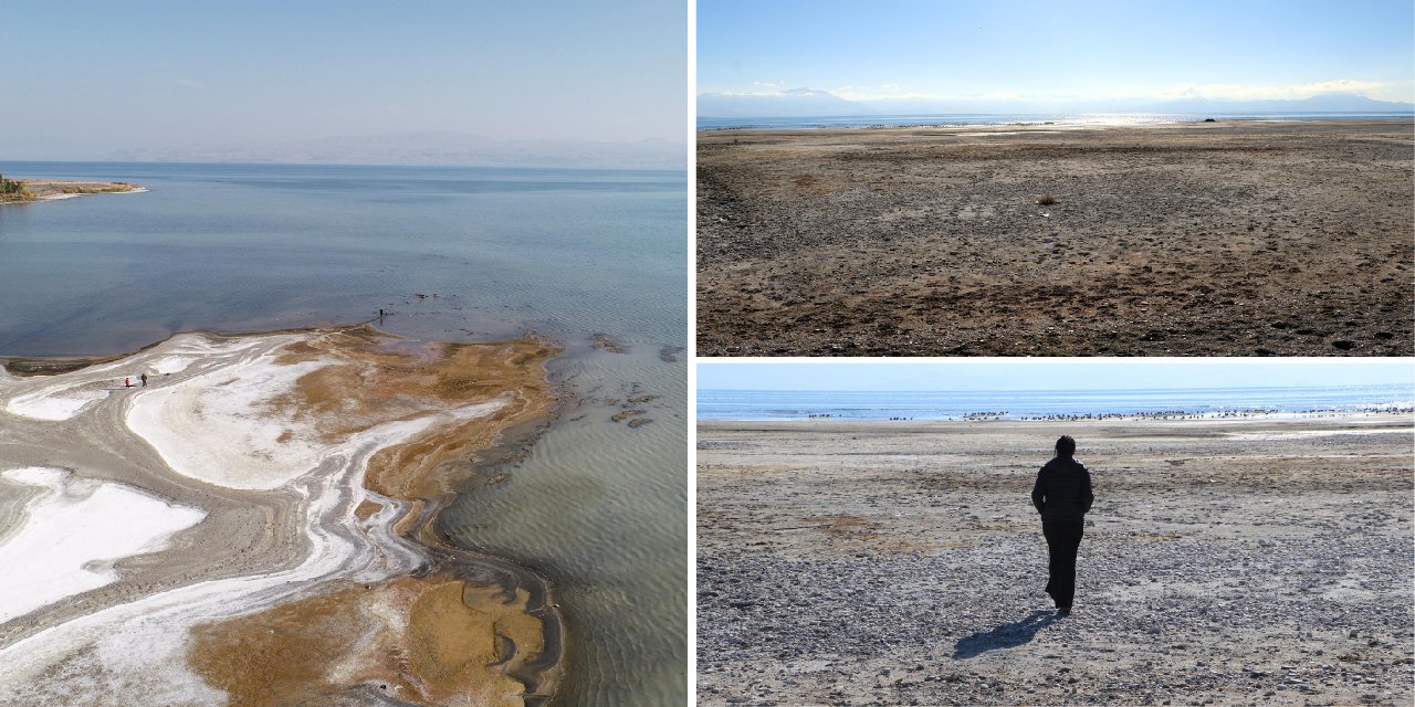 Van Gölü'nde çekilme sürüyor: İşte 26 yılda buharlaşan su