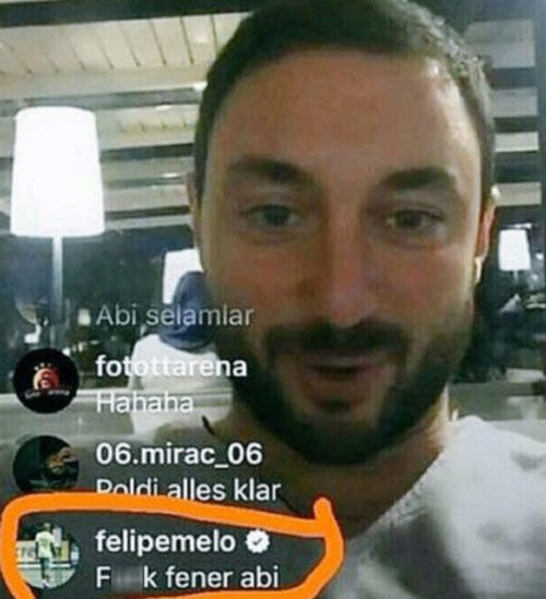 Melo yine durmadı! Fenerbahçe’ye şok küfür!
