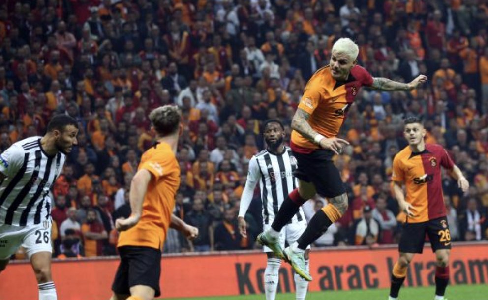 Galatasaray derbide Beşiktaş'ı Icardi ile yıktı