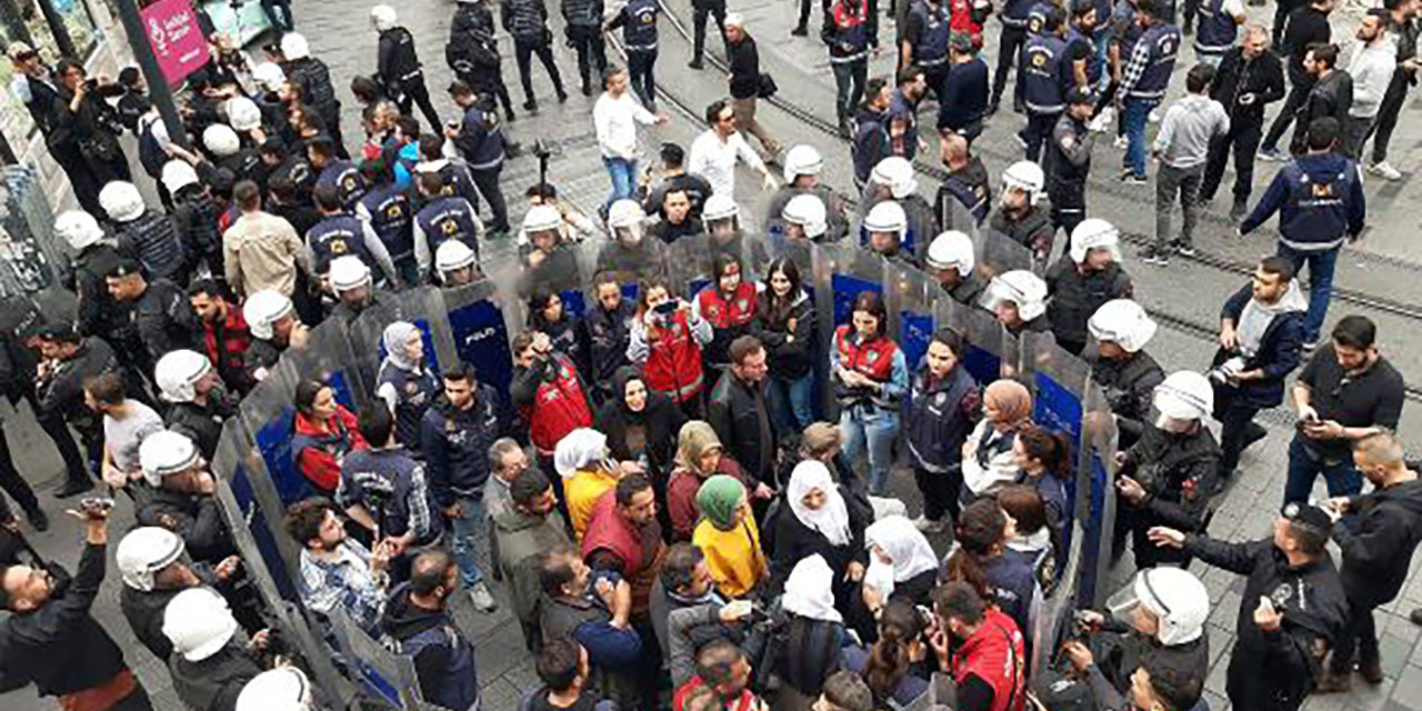 Beyoğlu'nda HDP yürüyüşüne polis müdahalesi: 121 gözaltı
