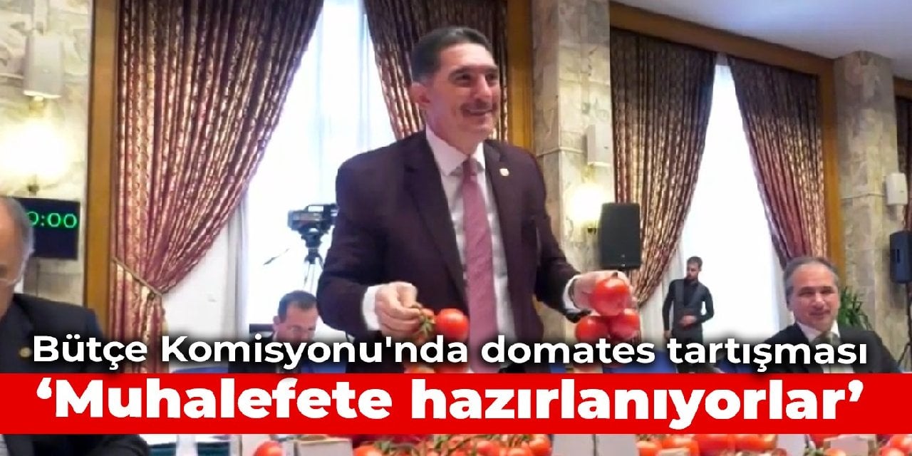 Bütçe Komisyonu'nda domates tartışması: Muhalefete hazırlanıyorlar