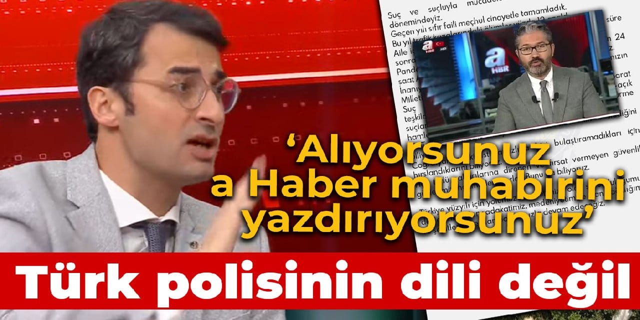 Terkoğlu: Bu dil Türk polisinin dili değil