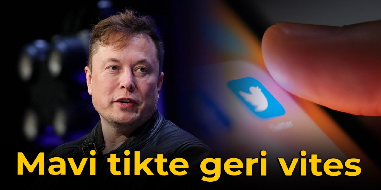 Elon Musk'tan mavi tikte geri vites