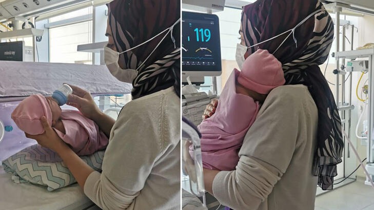 Konya'da sokakta battaniyeye sarılı 1 haftalık bebek bulundu