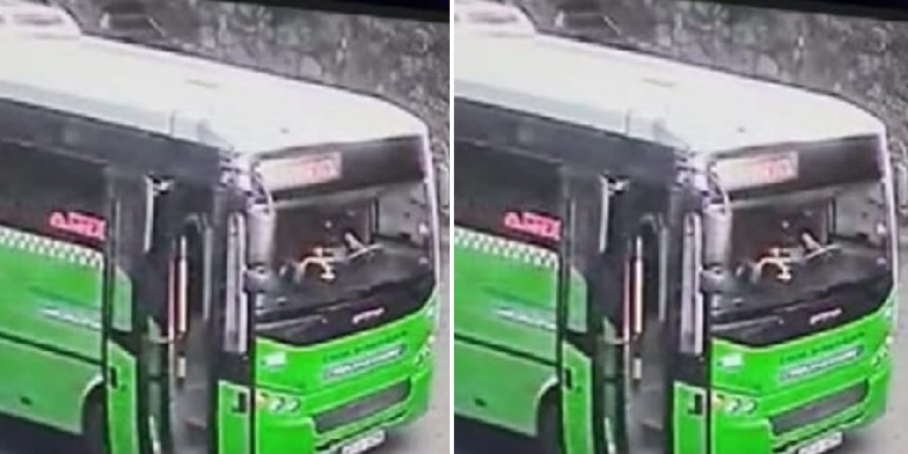 Tartıştığı yolcuyu bıçaklayıp, otobüsü gasbederek kaçtı