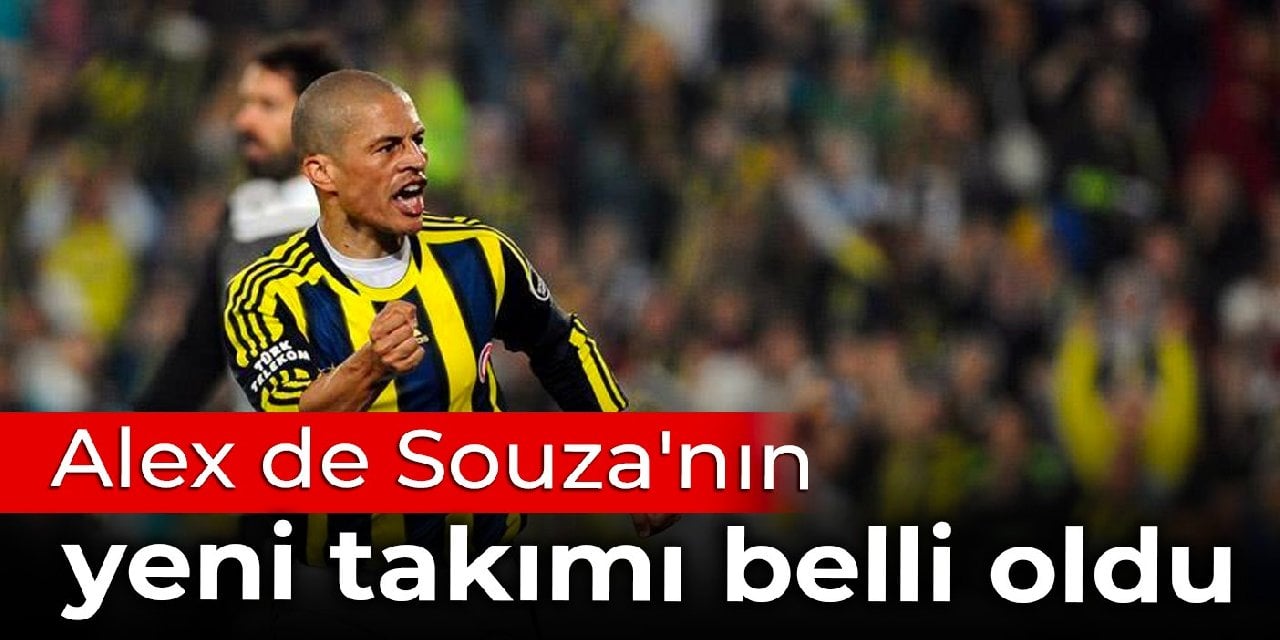 Alex de Souza'nın yeni takımı belli oldu