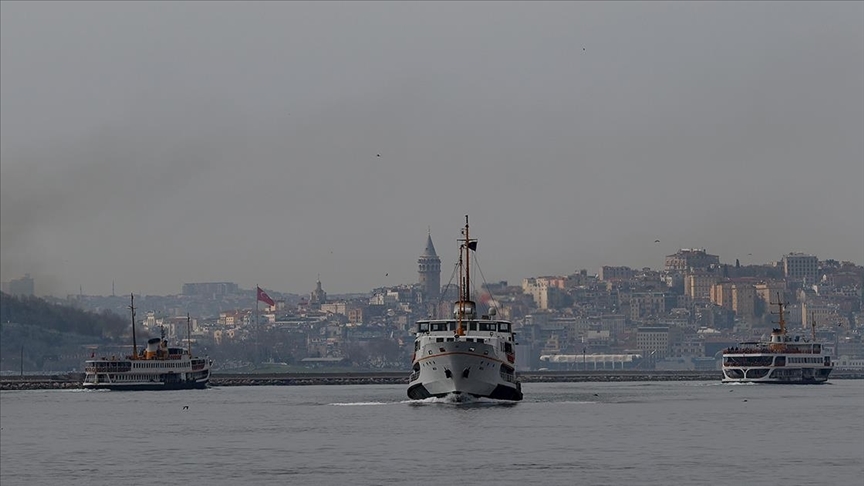 İstanbul'da deniz ulaşımına hava muhalefeti