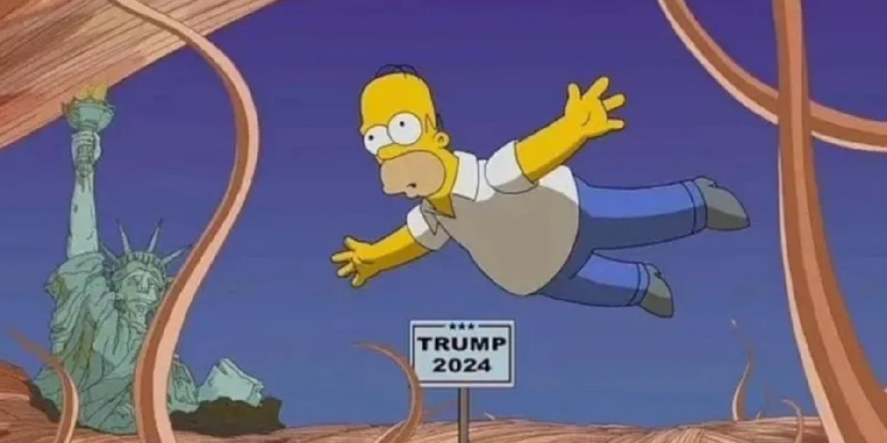 The Simpsons'tan bir kehanet daha: Trump'ın 2024 adaylığını tahmin etmiş