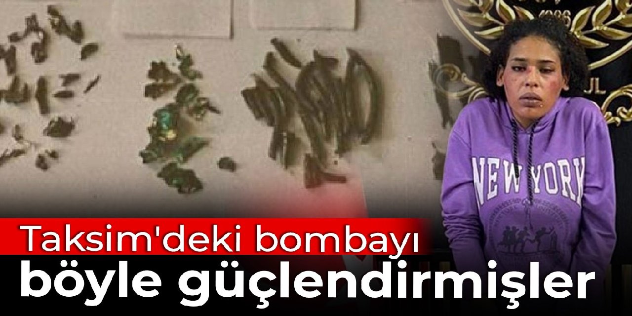 Taksim'deki bombayı kurşun, çivi ve demirle güçlendirmişler