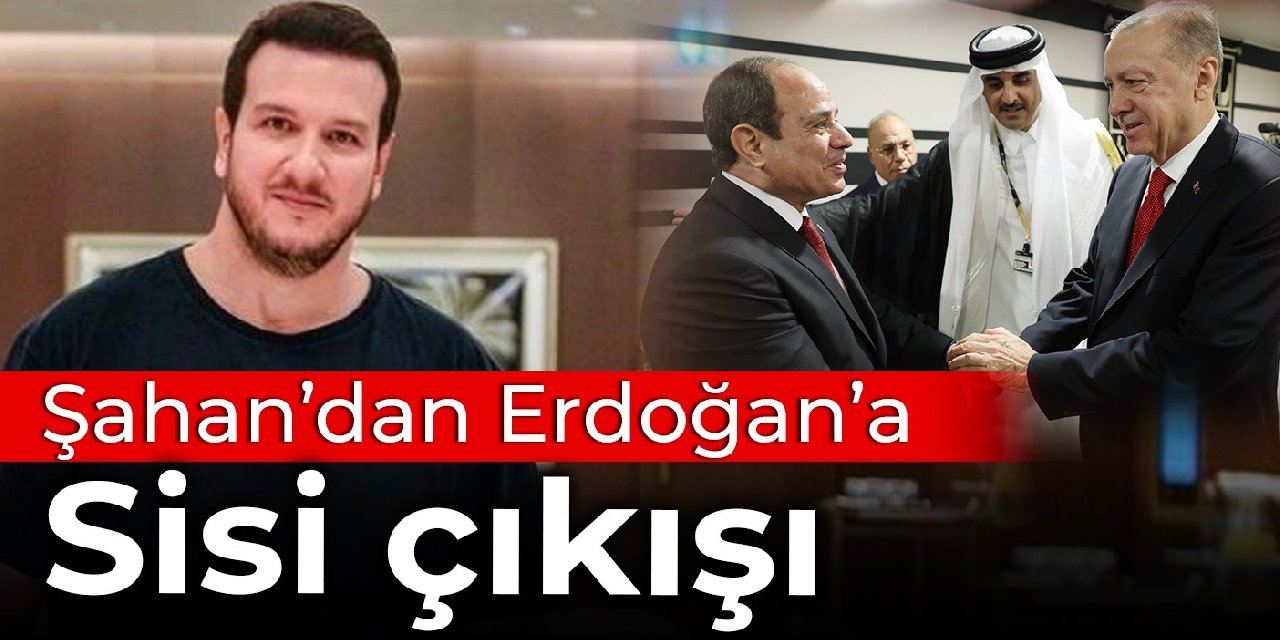 Şahan'dan Erdoğan'a Sisi çıkışı