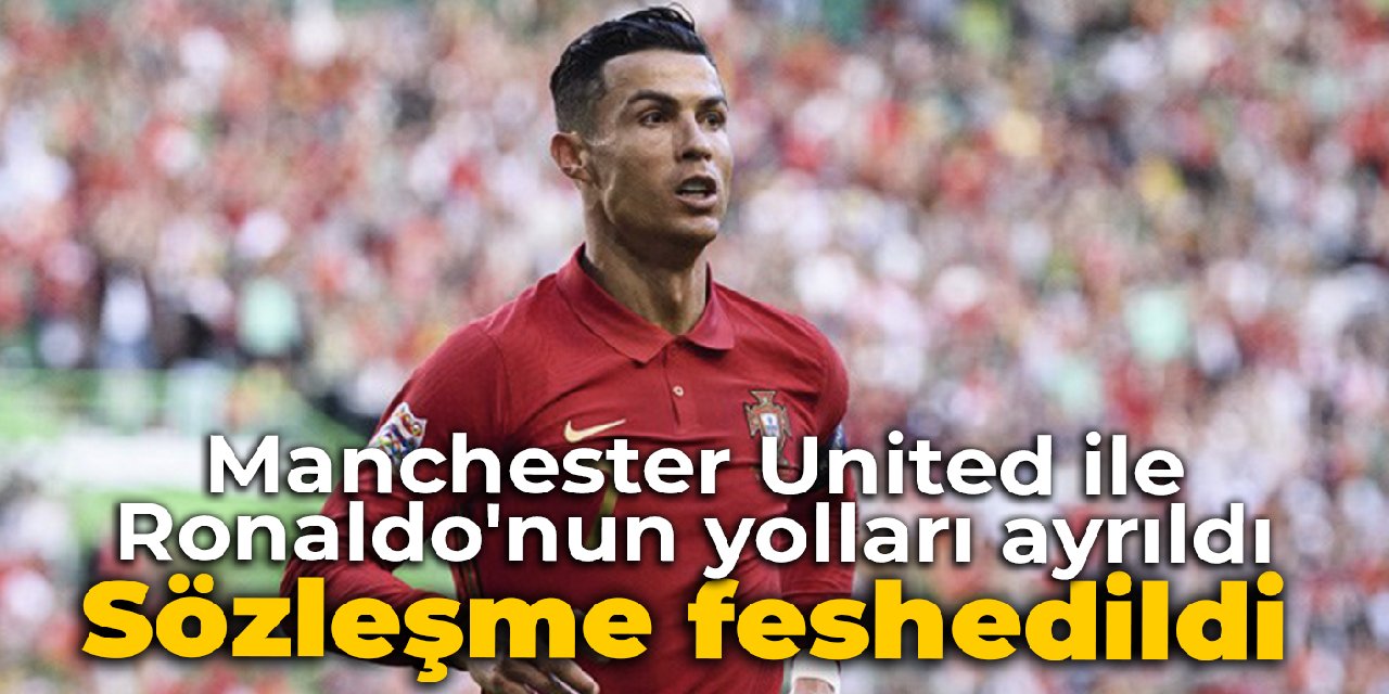 Manchester United ile Ronaldo'nun yolları ayrıldı