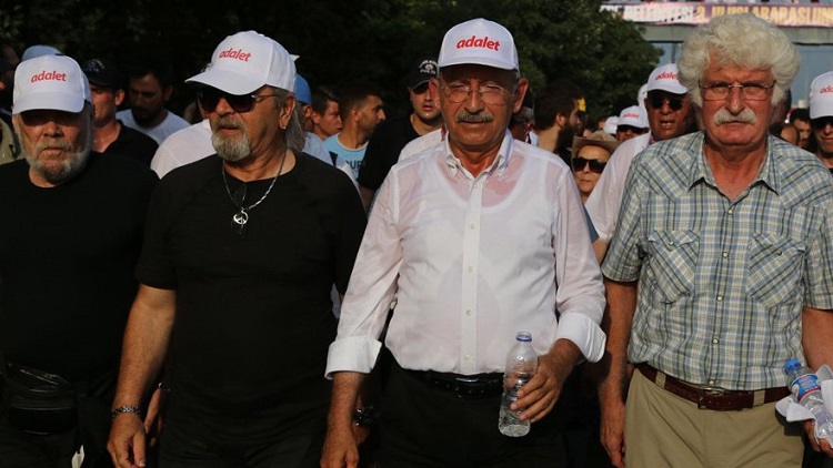 Adalet Yürüyüşü’nde yirminci gün; Kılıçdaroğlu imzaladı AİHM'e başvuruyor!