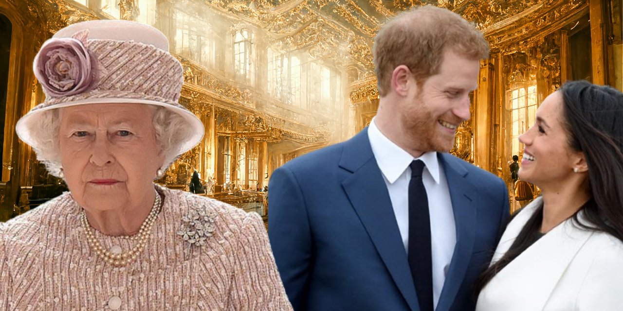 Kraliçe Elizabeth'in Prens Harry endişesi: Meghan'a fazla aşık