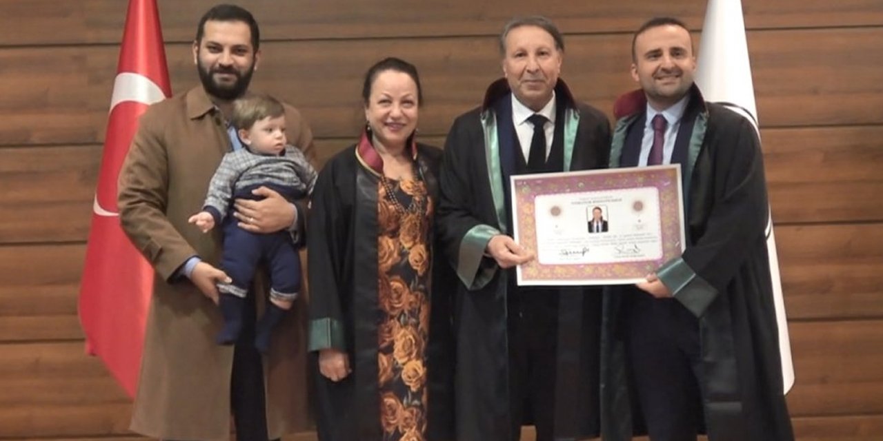 62 yaşındaki emekli astsubay avukat oldu