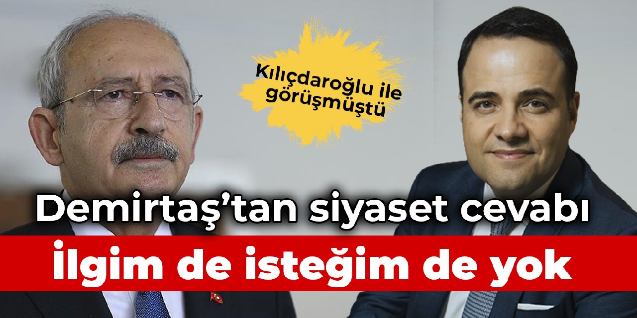 Kılıçdaroğlu ile görüşmüştü... Demirtaş: Siyasetle ilgili isteğim yok