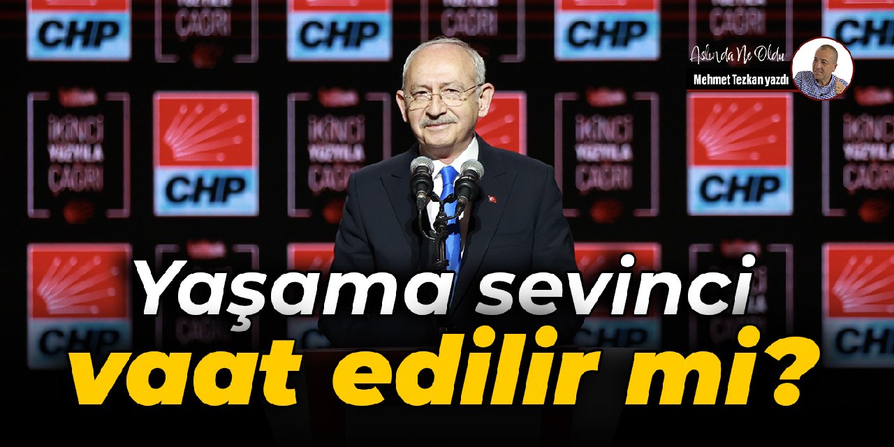 Yaşama sevinci   vaat edilir mi?