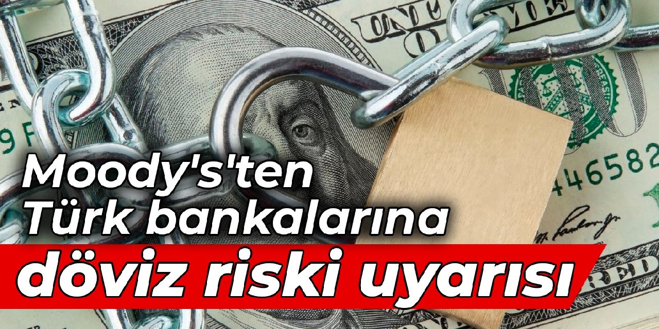 Moody's'ten Türk bankalarına döviz riski uyarısı
