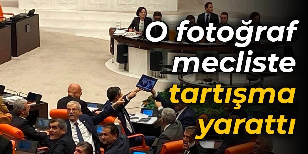 Fuat Oktay'ın 100 kilo eroinle yakalanan Veysel Filiz'le fotoğrafı Meclis'te tartışma çıkardı