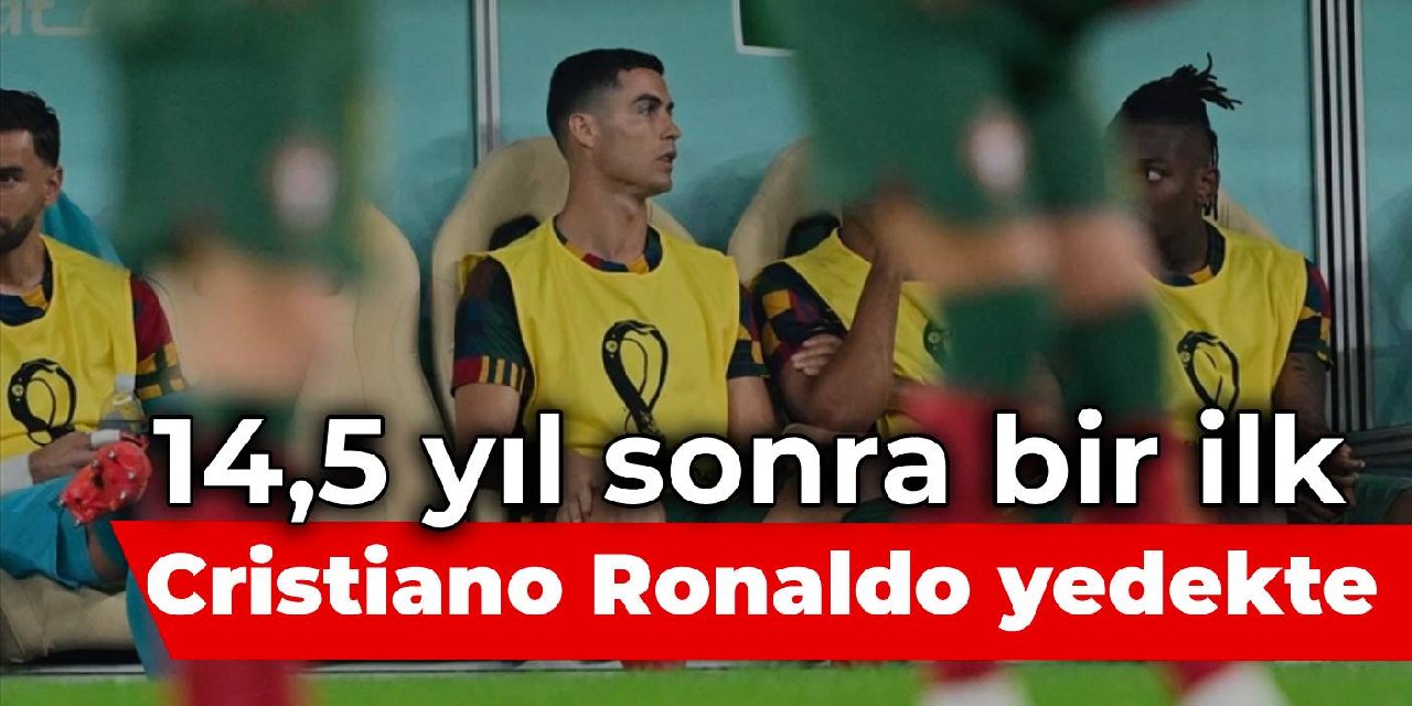 14,5 yıl sonra bir ilk: Cristiano Ronaldo milli takımda yedekte