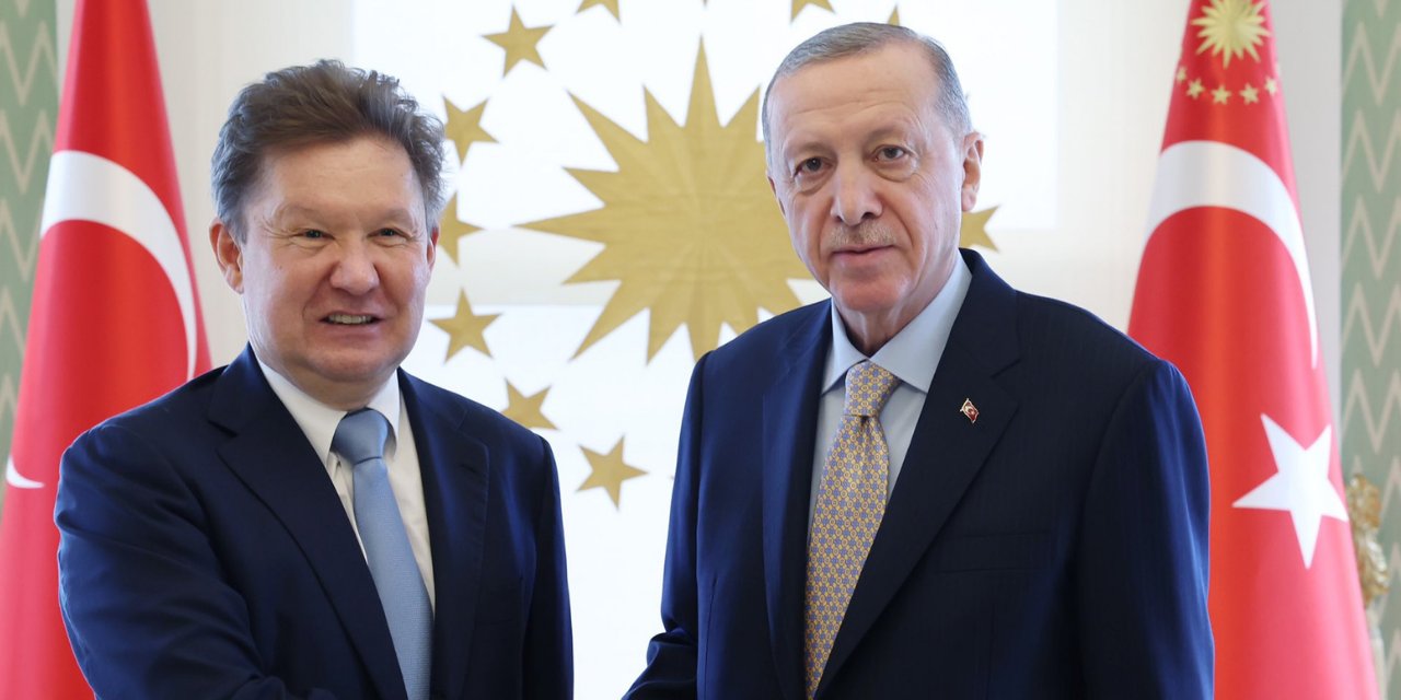 Erdoğan, Gazprom Başkanı Miller'ı kabul etti