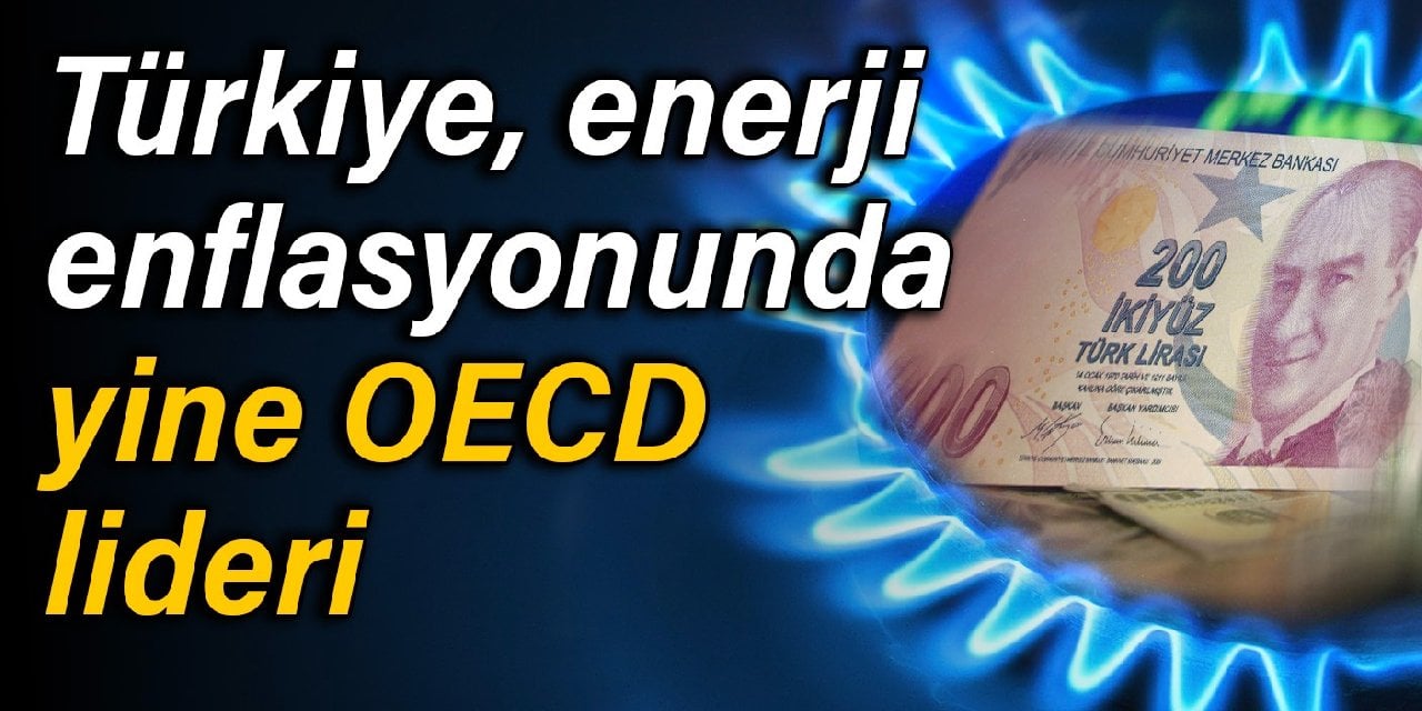 Türkiye, enerji enflasyonunda yine OECD lideri