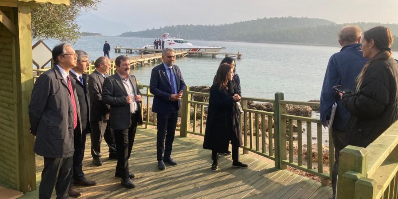 Güney Kore Büyükelçisi Lee'den Muğla'nın ünlü adasına ziyaret