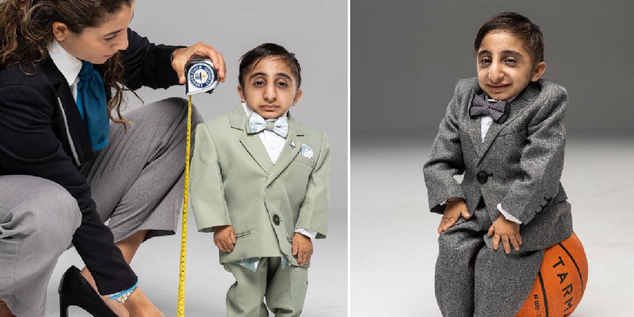 Dünyanın en kısa insanı İran'dan çıktı: Cep telefonu bile ağır geliyor