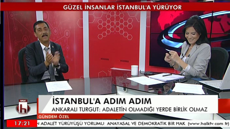 Ankaralı Turgut, Halk TV Ana Haber'de izleyenleri çoşturdu
