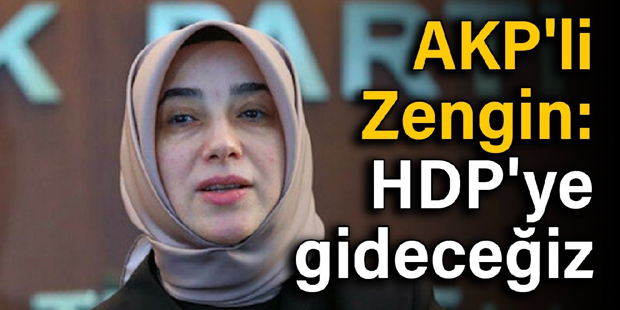 AKP'li Zengin: HDP'ye gideceğiz