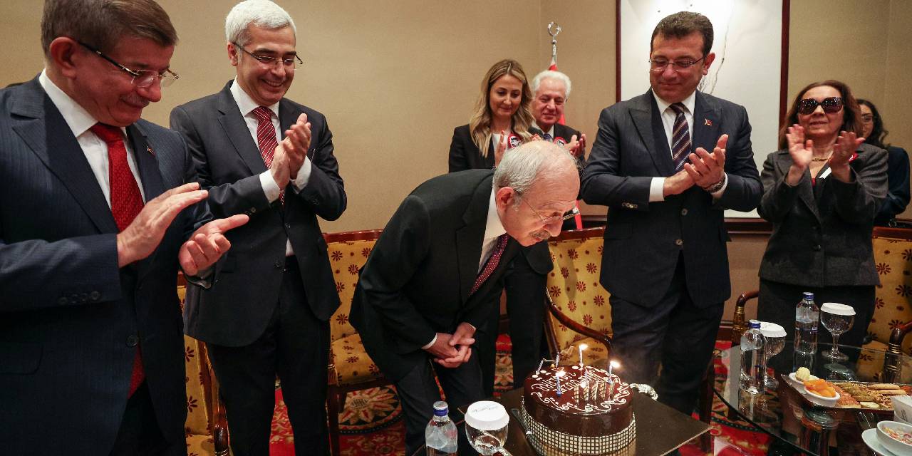 Kılıçdaroğlu'na doğum günü sürprizi